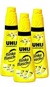 UHU – UHU Alleskleber flinke flasche, Glasklarer Alleskleber in de