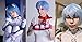 Alacos Short Fashion Spiky Layered Anime Cosplay Wig Halloween Christmas Carnival Dress Up Pretend Play Party Wig Gift+Cap (Light Blue)
