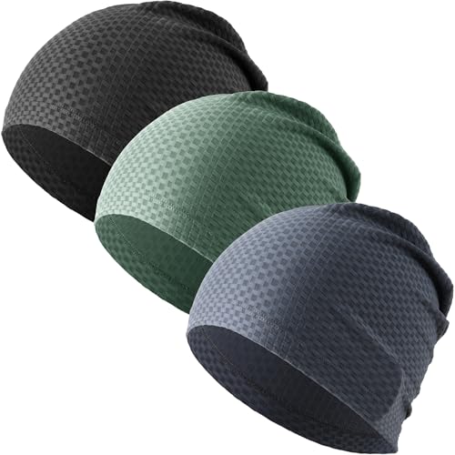 Image of WTACTFUL 3-Pack Lightweight Cooling Skull Cap for Men & Women Summer