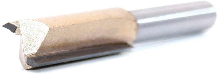 1/4-inch Shank, 3/8-inch Cutting Dia, 2-Flute Straight