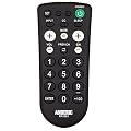 Anderic RR1001 Simple TV Universal Remote - Works All Brands - Great for Hotels and Hospitality Rooms - Simple Universal Remote