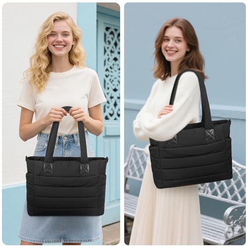 Bolso Tote acolchado grande para mujer GASSDA miniatura 7