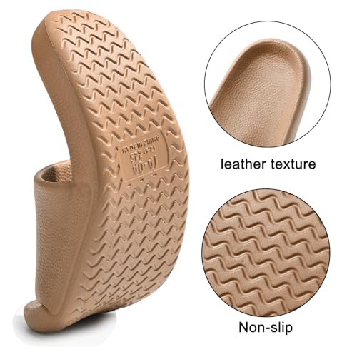 Image of Unisex Cloud Slides for Women Men - House Slippers with Arch Support Quick-Drying Recovery Spa Bath Pool Beach Slides Pillow Slippers Non-Slip - Perfect for Home, Beach, and Travel