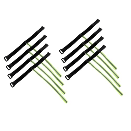 EXCEART 8個滑雪手套用可能なナイロン製腕ストラップ 防滑設計で や大人のスキー ボードアウトドアスポーツにな手袋紛失防止リストキーパー