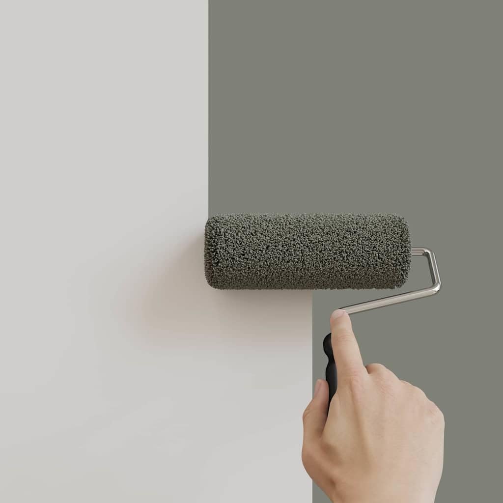 Wandfarbe Grau 2,5 L Innenwandfarbe für Wohnzimmer Küche Schlafzimmer, deckstarke Dispersionsfarbe, schnelltrocknend und geruchsneutral