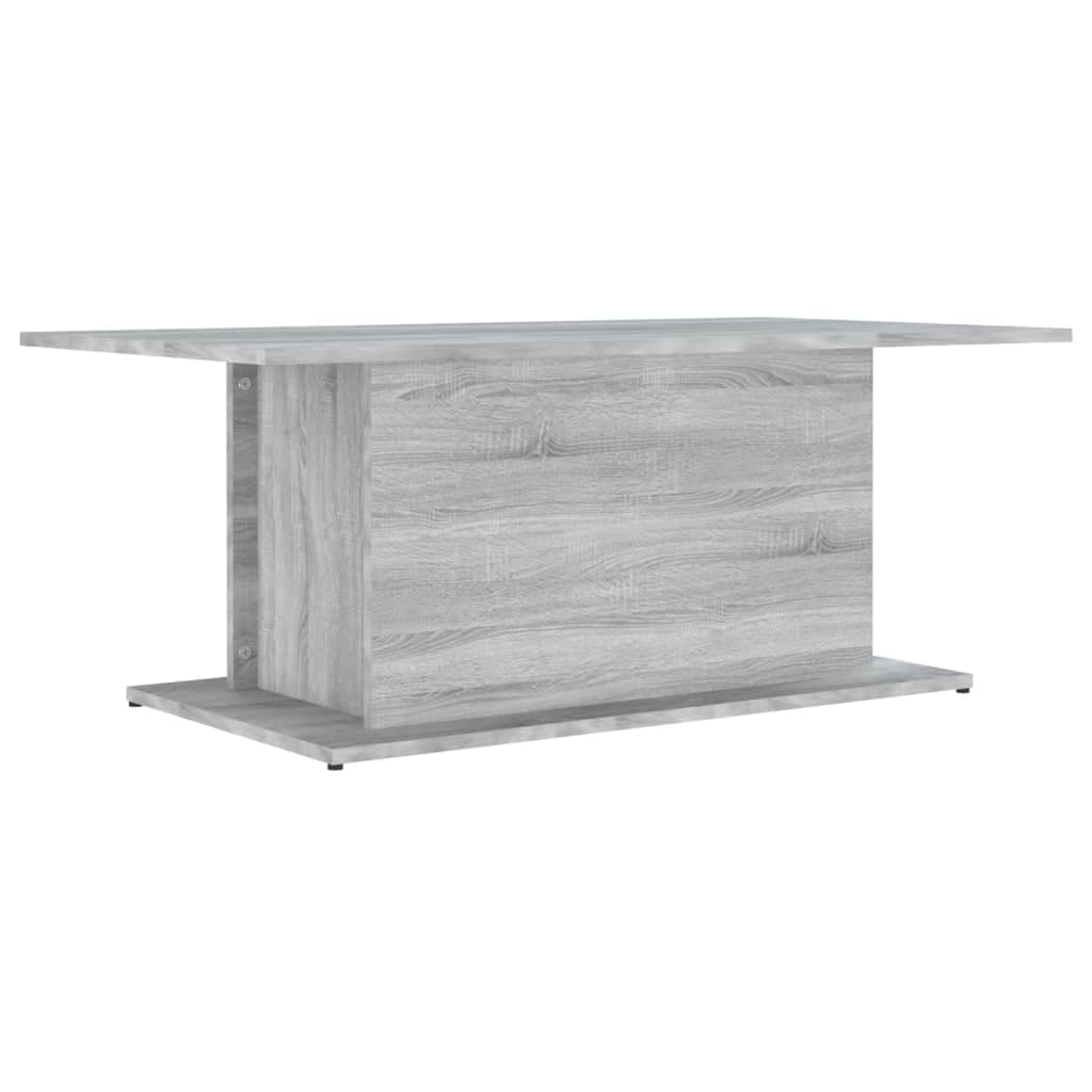 Couchtisch Grau Sonoma 102x55,5x40 cm Spanplatte
