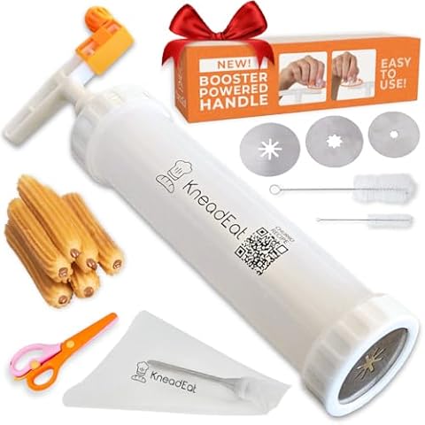 KneadEat Churro Maker Kit with Nozzles Cover