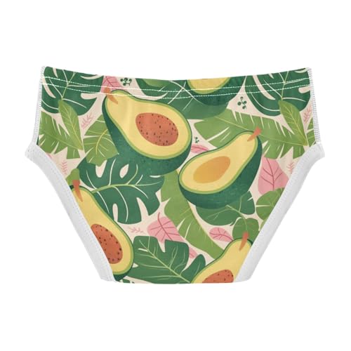 Wusikd Avocado Leaves Boys' Underwear Cotton Pink Boys Briefs Soft Toddler Underwear 2T2