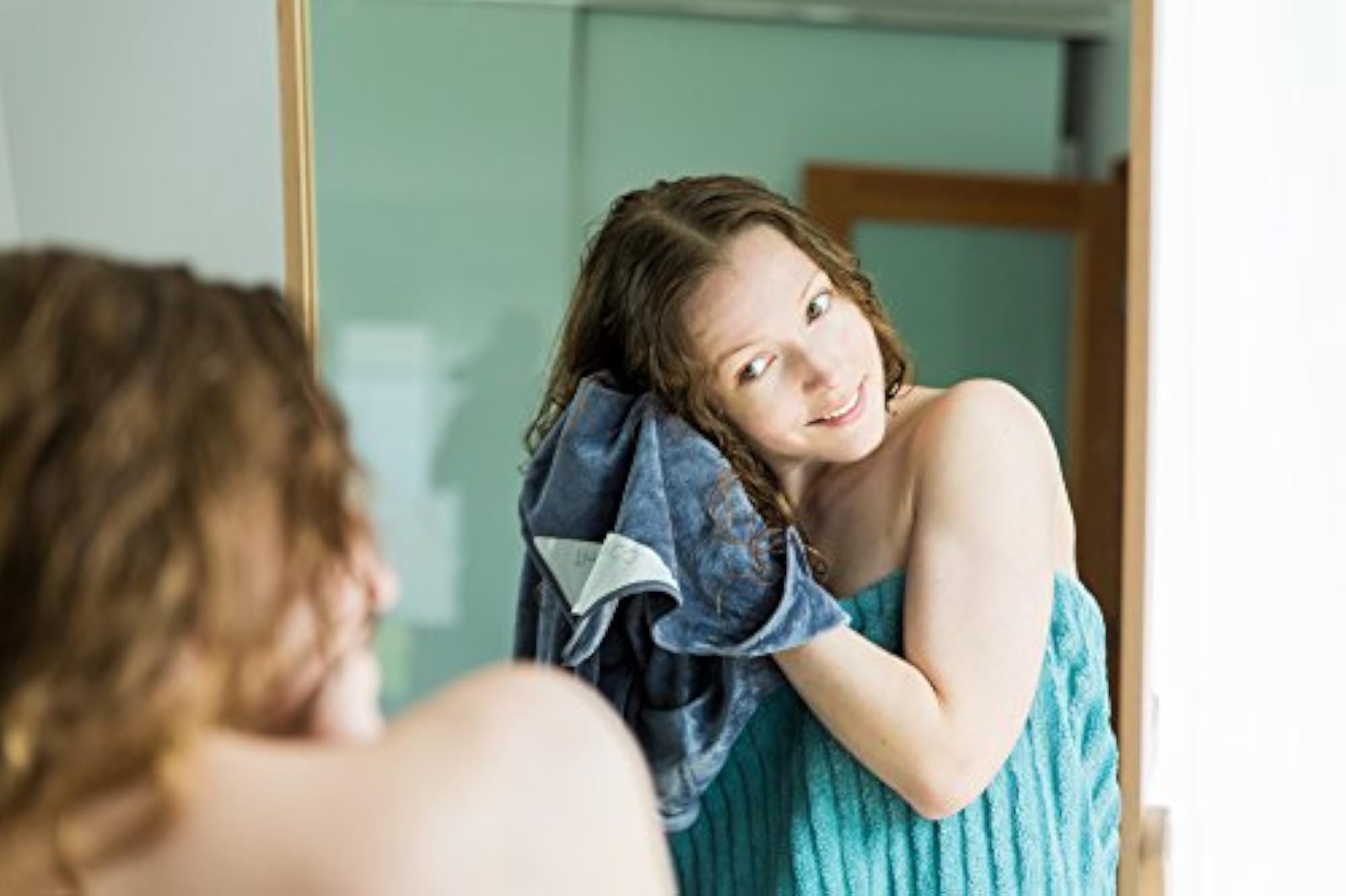 Premium Microfiber Extra-Large Hair Towel by The Co.