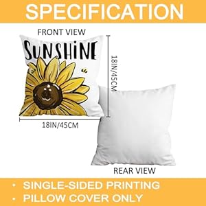 Sunflower Pillow Covers, Sunflower Decor Gnomes Pillow Covers 18x18 Set of 4, Sunflower Decorative Black Buffalo Plaid Gnomes Throw Pillow Covers for Couch Sofa Living Room Indoor Outdoor Sunflower Pillow Covers Sunflower Decor Gnomes Pillow Covers 18×18 Set of 4 Sunflower Decorative Black Buffalo Plaid Gnomes Throw Pillow Covers for Couch Sofa Living Room Indoor Outdoor