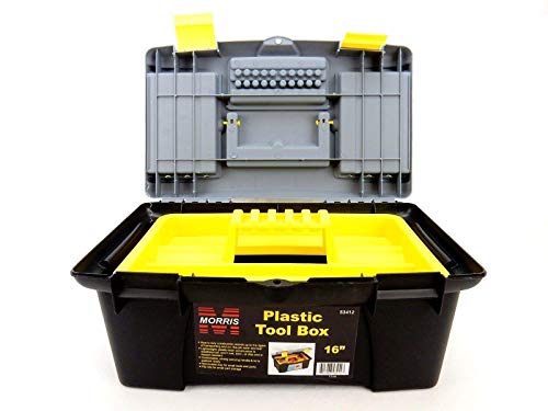 Morris Products 53412 Plastic Tool Box, 16" X 10" X 7.2" Size #TOP1