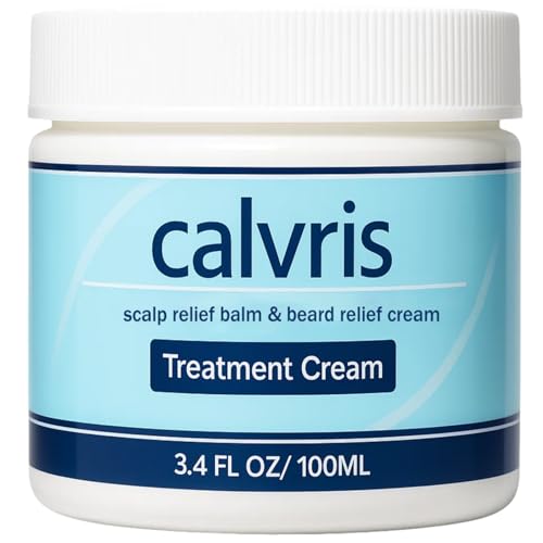 Calvris Scalp Relief Balm with Kudzu Root Extract Goldthread Root Jojoba Concentrate Regain Hair Growth for Dry Scalp & Skin Natural Soothing Cooling Sensation 3.4 Fl Oz (1)