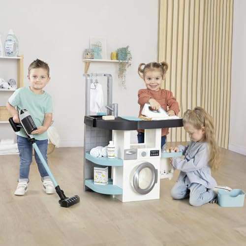 Juego de rol Smoby Rowenta centro de lavado interactivo para imitar en el hogar 6