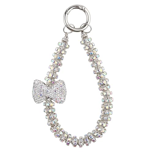 Luxus Diamant Handykette Perlen Handschlaufe Handy Kette Kurz...