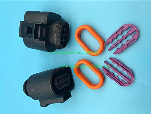 Davitu Cables, Adapters & Sockets - 2sets 8 Pin 1.5 mm car waterproof connector auto electrical plug socket 1J0973714 1J0 973 714 - (Color Name: 10 pcs)