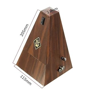 Landtom® Métronome mécanique Clic Audible et Bell Bague Pyramide Style pour guitare/basse/Piano/violon - Les Beatles, Paul McCartney, John Lennon, RIngo Starr, George Harrison Landtom® Métronome mécanique Clic Audible et Bell Bague Pyramide Style pour guitare/basse/Piano/violon – Image 2