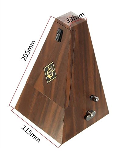 Landtom® Métronome mécanique Clic Audible et Bell Bague Pyramide Style pour guitare/basse/Piano/violon - Les Beatles, Paul McCartney, John Lennon, RIngo Starr, George Harrison Landtom® Métronome mécanique Clic Audible et Bell Bague Pyramide Style pour guitare/basse/Piano/violon – Image 3