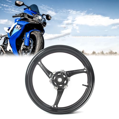 Accessoires GSXR 750 jantes avant de rechange moto noir mat