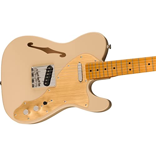 Squier FSR Classic Vibe ’60s Telecaster Thinline MN Desert Sand – Guitare Électrique - Les Beatles, Paul McCartney, John Lennon, RIngo Starr, George Harrison Squier FSR Classic Vibe '60s Telecaster Thinline MN Desert Sand - Guitare Électrique – Image 6