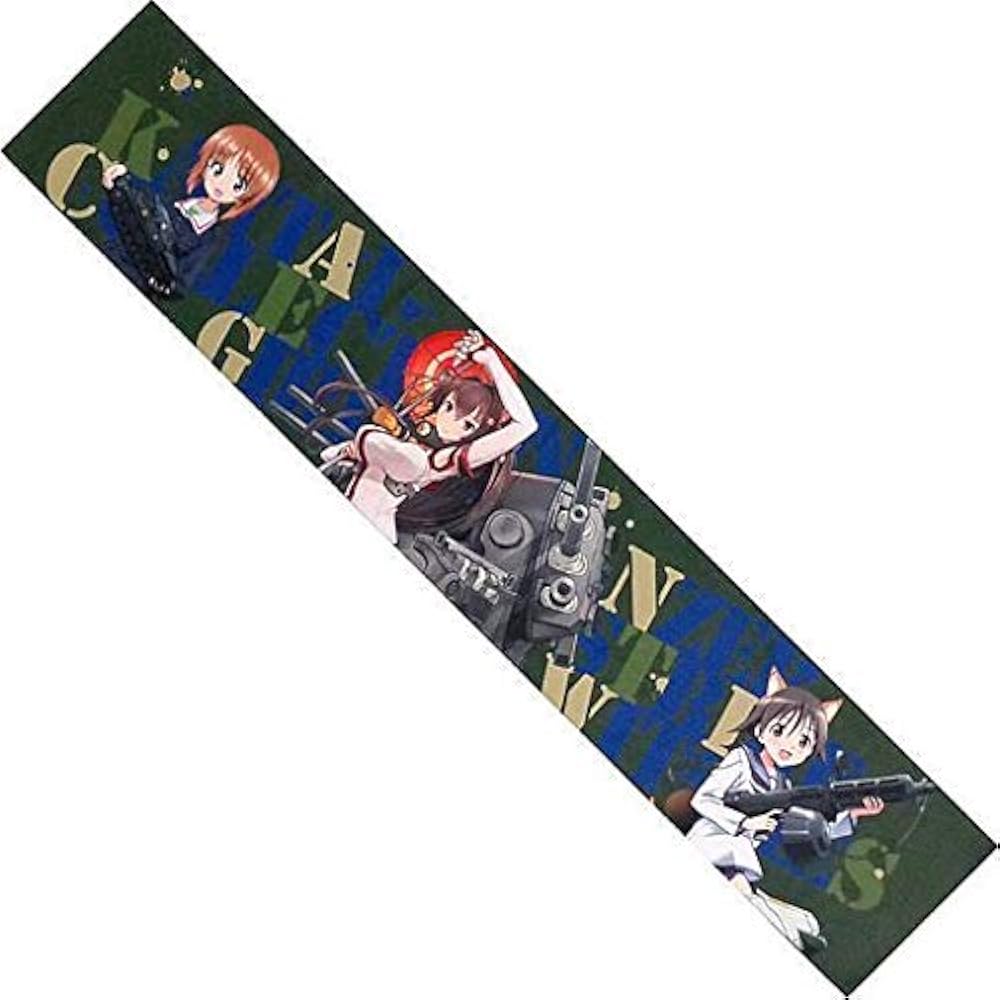 ガルパン・西住みほ＆艦これ・大和＆ストパン・宮藤芳佳　マフラータオル　未開封新品 ガルパン・西住みほ＆艦これ・大和＆ストパン・宮藤芳佳