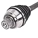 TRQ Front Driver and Passenger Side CV Axle Assembly Set 2 Piece Compatible with 2010-2016 Audi S4 2013-2016 A4 2013-2017 S5 2010-2014 A5 2013-2015 RS5