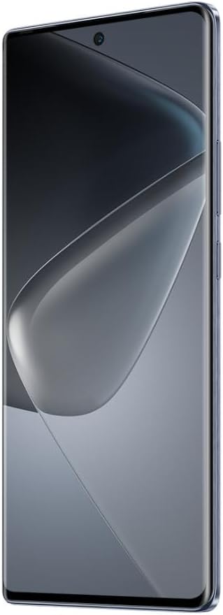 Side view of the Infinix Hot 50 Pro+ smartphone, highlighting its slim profile and curved edges.