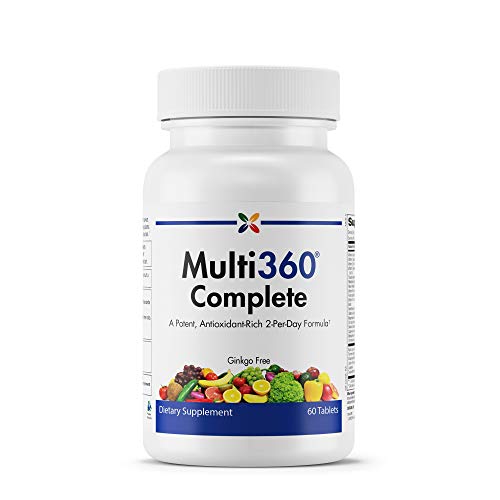 Stop Aging Now - Multi360 Complete 2-Per-Day - A Potent, Antioxidant-Rich 2-Per-Day Formula - 60 Tablets
