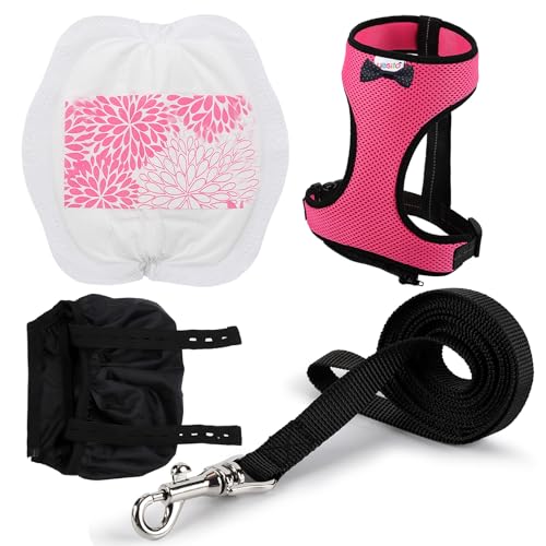 Yesito Adjustable Chicken Harness Diaper (5.4ft Leash) – Breathable &