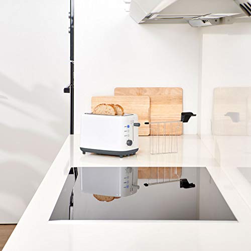 BLACK+DECKER - Broodrooster 900W BXTO901E | 2 Sleuven | Automatische Centrering | 7 Bruiningsniveaus | 3 Mica Verwarmingsbanden | 3 Functies | Uitneembare Kruimellade | Roestvrijstaal - Image 7