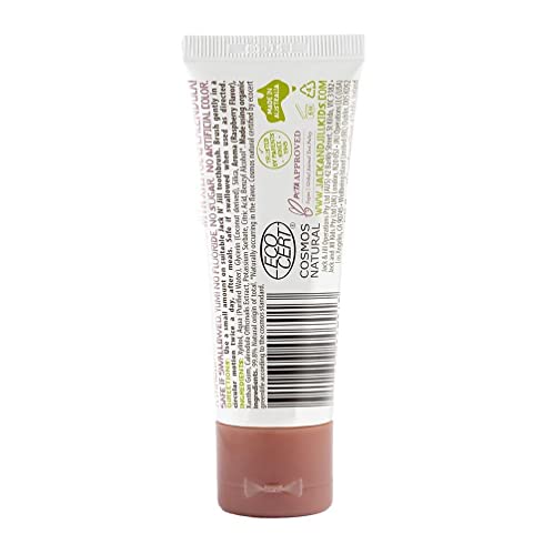 Image of Jack N Jill Natural Toothpaste, Banana & Raspberry, 1.76 oz (Pack of 2)