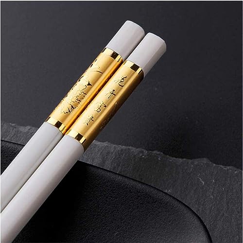 chop Sticks Multipack Baguettes Réutilisables Baguettes Réutilisables, 10 Pairesanches Japonaises Chinoises Coréennes Cadeau, Baguettes Carrées en Fibre de Verre Réutilisables(Color:3,Size:)