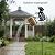 ZYLiWoo Solar-Powered Dog Watering Can Lights with Metal Dog Statue Silhouette Pillar Garden Feature Light, for Christmas, Mother's Day, Birthday Gifts, Garden, Lawn, and Courtyard Decorations