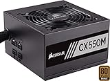 [page_title]-Corsair CX550M PC-Netzteil (Teil-Modulares Kabelmanagement, 80 Plus Bronze, 550 Watt, EU)