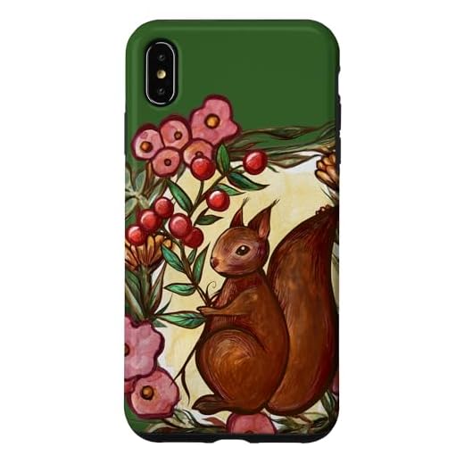 Hülle für iPhone XS Max Eichhörnchen Snugg