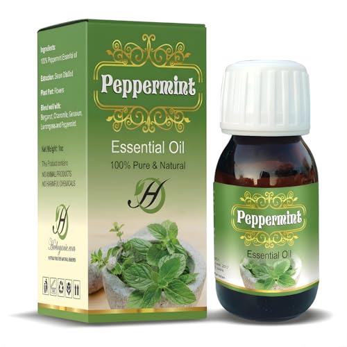 Aceite Esencial de Menta Herboganic 1 oz miniatura 1