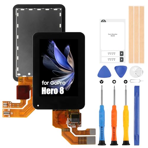 Atwist Écran de Remplacement pour GoPro Hero 8 LCD Display - pour GoPro Hero8 LCD Écran Tactile Numériseur Verre Panneau Capteurs Full Assemblée...