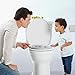 Summer My Size Potty Train and Transition, White - Realistic Potty Training Toilet Looks and Feels Like an Adult Toilet - Includes Removable Potty Topper and Storage Hook, Easy to Empty and Clean