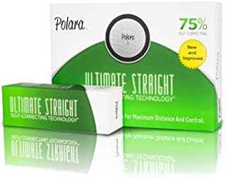 Polara Ultimate Straight Premium Golf Balls (Handicap Range 12+) - Hook and Slice Correction - Perfect for Recreational Golfers - 1 Dozen (12-Balls) - 2pc Construction of Central Core and Outer Cover