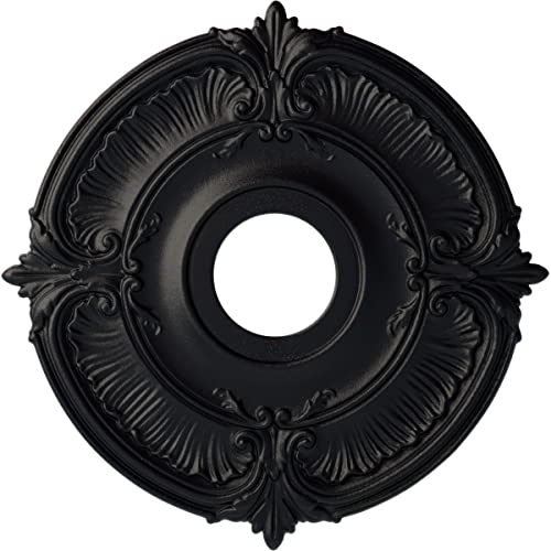 Image of Ekena Millwork CM18ATSGSDecorative Ceiling Medallions Modeled After Original Historical Patterns & Designs, Steel Gray