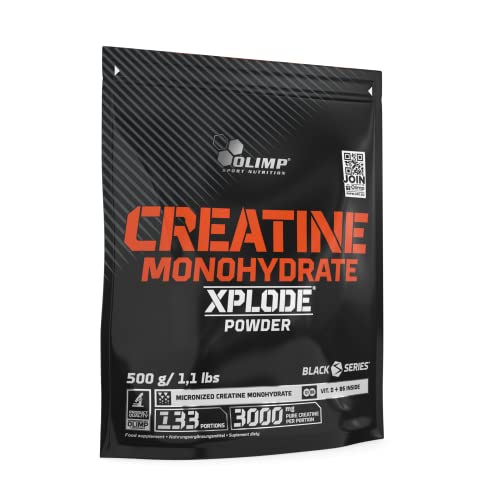 Olimp Creatine Monohydrate Xplode Powder 500 g - Zitrone - Creatine Monohydrate Pulver - Booster pre Workout