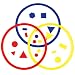 Learning Advantage 7102 Student Sorting Circles, Grade: 1 to 3 (Pack of 15)