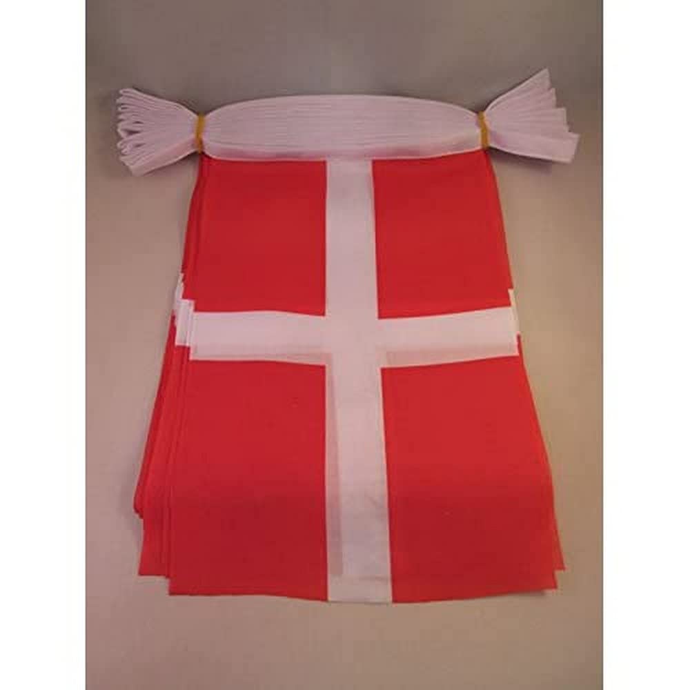 AZ FLAG - Savoy Bunting Flag - 13 Ft Garland with 20 Small Savoyard Flags 6'' x 4'' - 100% Polyester String Pennant - 4 meters