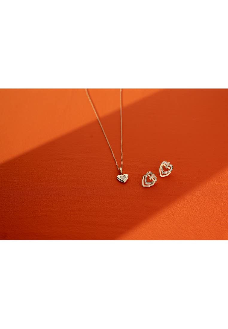 JETTE Damen-Kette 925er Silber 39 Zirkonia 32018216