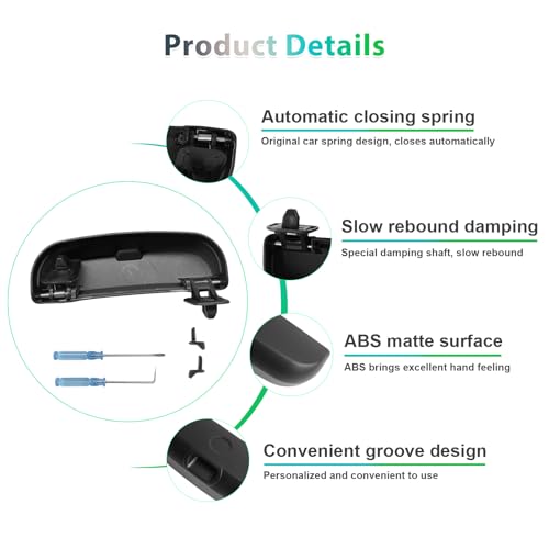 GAFAT Sonnenbrillenhalter Brillenetui Kompatibel mit BM-W X1 X3 X5 X7 1er 3er 5er 7er 2010-2025 2026, Innenraum Organizer für X1 U11/ X3 G45/ 1er F70/ 3er G20 Zubehör (Schwarz)