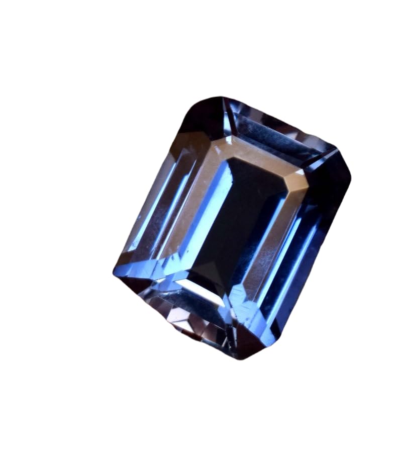 Saphir bleu naturel haut de gamme 11,3 mm, pierre précieuse taillée pour joaillerie fine