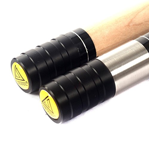 Cuesoul 58 Inch 19Oz 1/2 Maple Billiard Stick Pool Cue Set 11.5Mm/13Mm Tip[Weight Adjustable] #TOP5