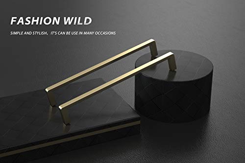 Image of 10PCS 192mm Cabinet Wardrobe Handles with Screws Zinc Alloy Kitchen Cupboard Handle Pull Handle Door Handle Set for Kitchen Drawer Bedroom Furniture (10, 192mm)