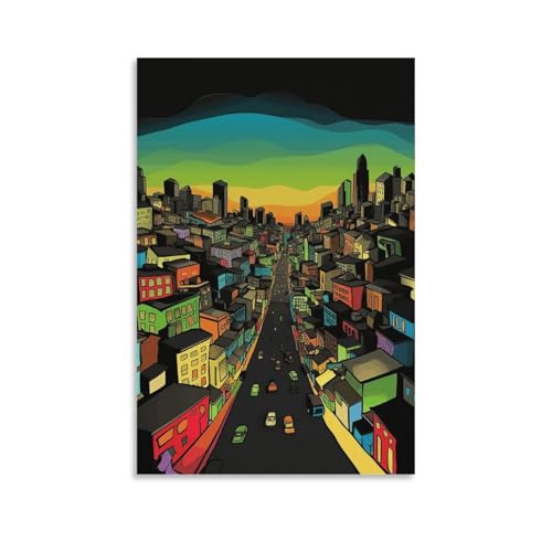 Art mural moderne sur toile pour transformer un mur vide en bureau inspirant