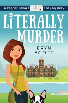 Paperback Literally Murder (A Pepper Brooks Cozy Mystery) Book