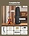 VEVOR Violin 4/4 Full Size for Adults, Violin Fiddle Set for Beginners with Hard Case, Rosin, Bow, Shoulder Rest, Bridge, Tuner and Extra Strings, Professional Musical Instruments for Student